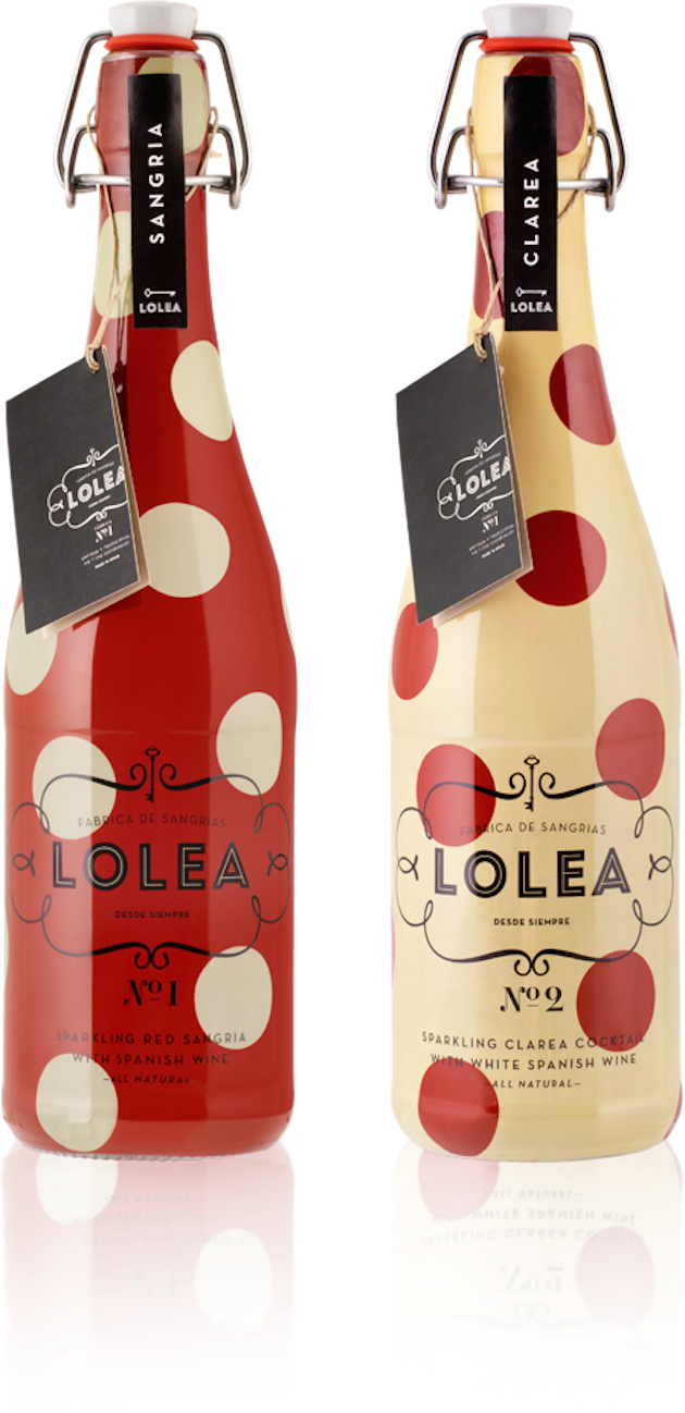 Sangria Lolea Packaging - Lolea No.1 Sangria Red 75cl (630x1298), Png Download