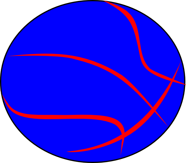 Blue Bball Grey Svg Clip Arts 600 X 528 Px (600x528), Png Download