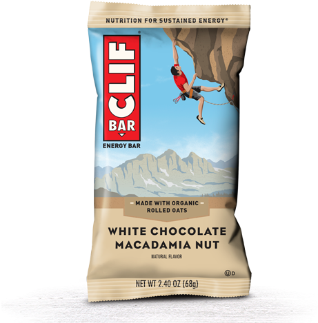 White Chocolate Macadamia Nut Flavor Packaging - White Macadamia Nut Clif Bar (625x510), Png Download