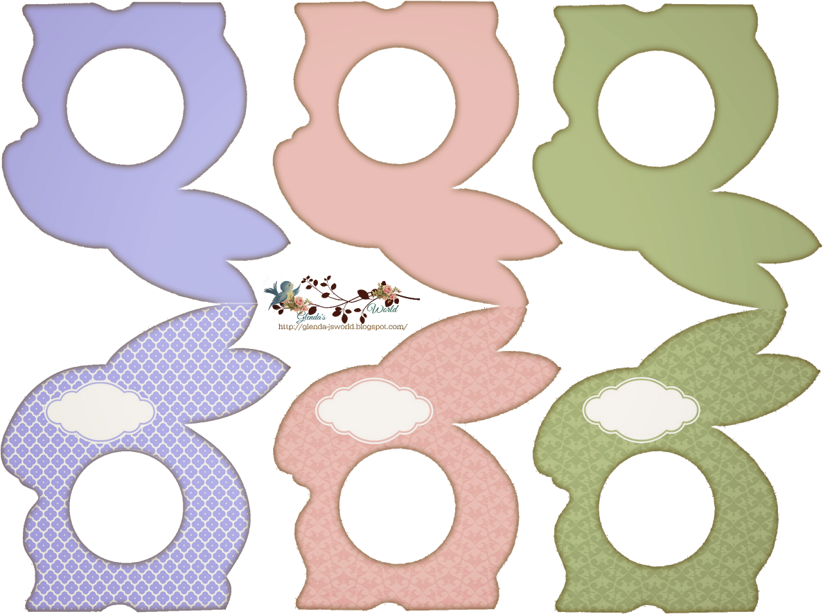 Visualizzazione Di Bunny Napkin Holders Set 2-glenda's - Napkin (1217x973), Png Download