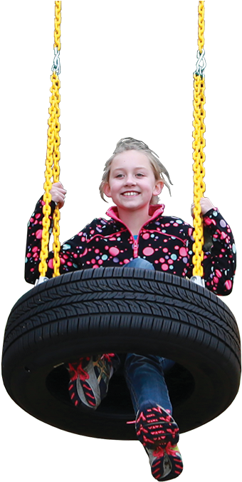 Tyre Swing Png (892x692), Png Download