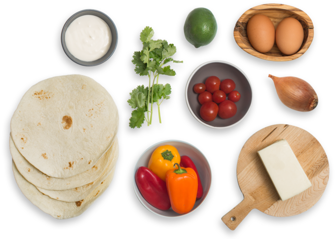 Tinkerbell Pepper Quesadillas With Cherry Tomato Salsa, - Salsa (700x477), Png Download
