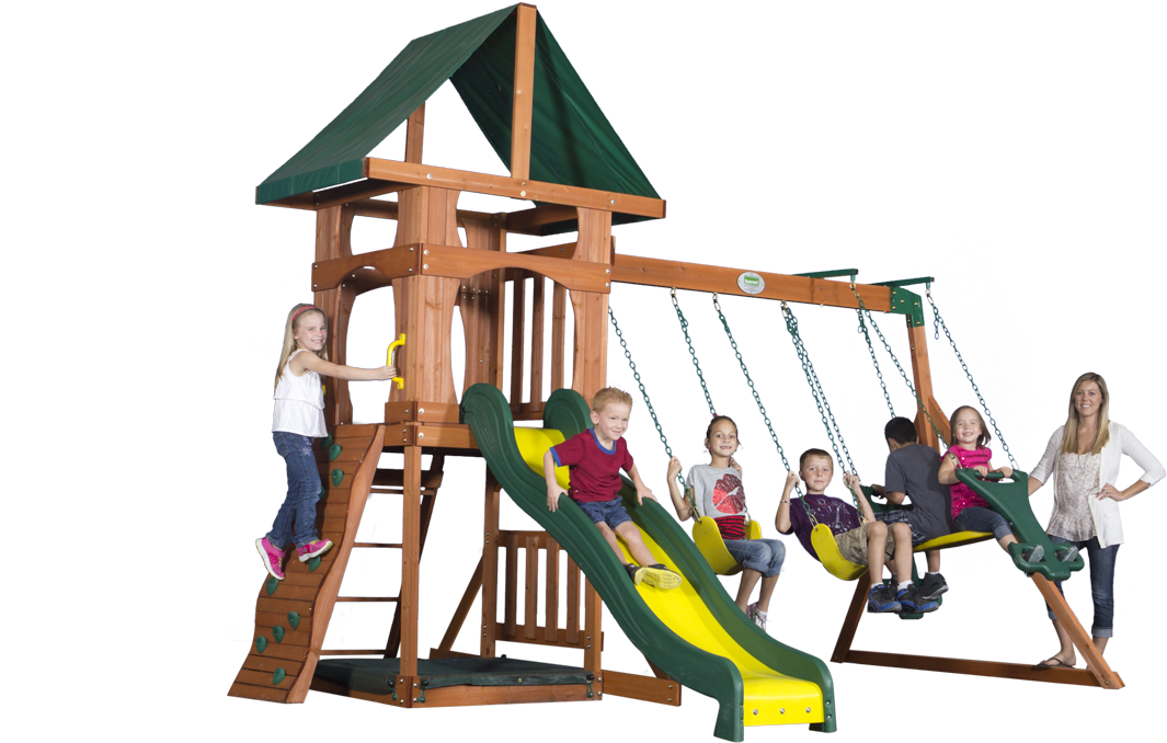 Santa Fe - Wood Swing Baby Sets (1200x680), Png Download