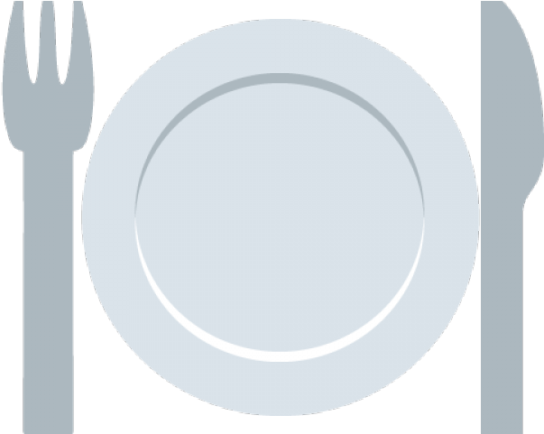 Fork Clipart Emoji - Circle (640x480), Png Download