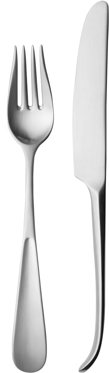Library Png Black And White Knife Clipart Cliparts - Fork (1200x1200), Png Download