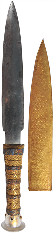 The Iron Dagger Of King Tutankhamun - Tutankhamun (560x781), Png Download