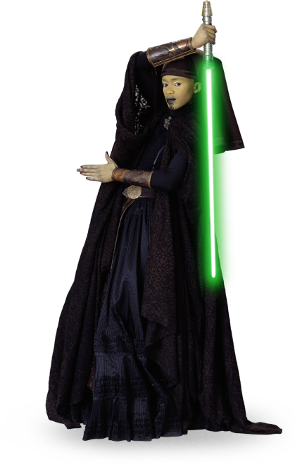 Info, Pictures, And Videos - Star Wars Barriss Offee Png (419x660), Png Download