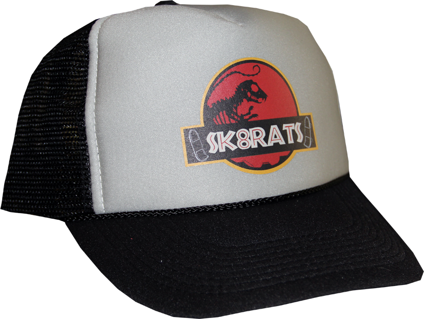 Sk8rats Jurassic Park Trucker Hat - Jurassic Park Cap Png (825x620), Png Download