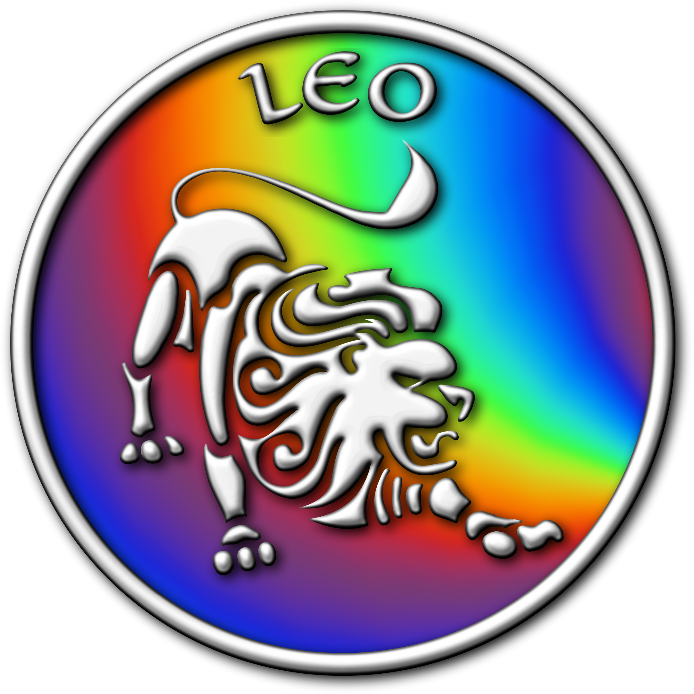 This Free Icons Png Design Of Leo Drawing 6 (2318x2317), Png Download