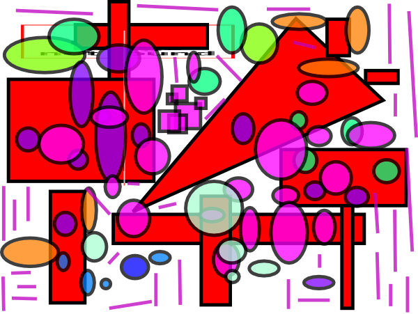 How To Set Use Abstract Art Pattern Svg Vector (600x451), Png Download