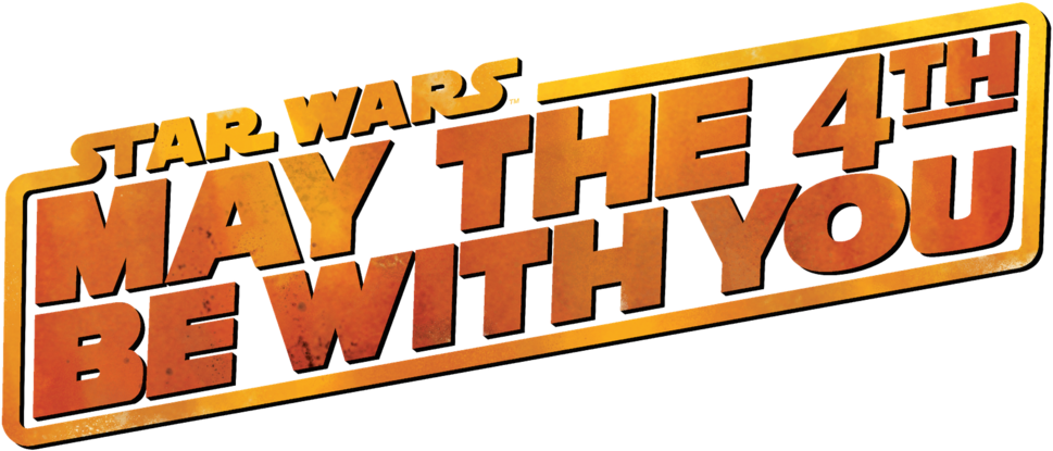 Star Wars Day 2014 - May The 4th Be With You Png (1000x446), Png Download