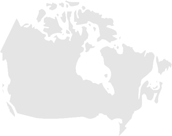 Remuda Building Post-frame Service Territory - High Resolution Outline Of Canada (600x450), Png Download