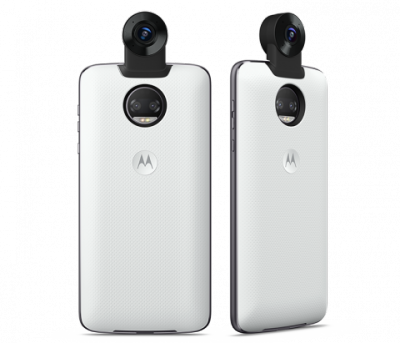 Moto - Lenovo Motorola 360 Camera White - Suitable For Lenovo (400x343), Png Download