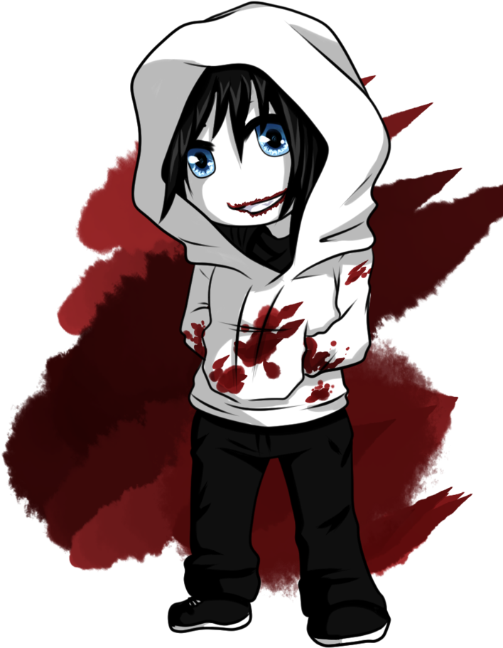 Clip Art Free Chibi By Chiari Chan On Deviantart Chiarichan - Draw Jeff The Killer (816x979), Png Download