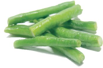 Iqf Green Beans - Green Bean (608x265), Png Download