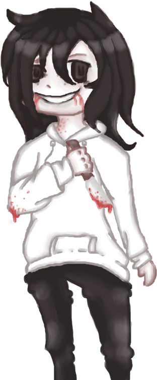 Jeff The Killer - Cartoon (1024x768), Png Download
