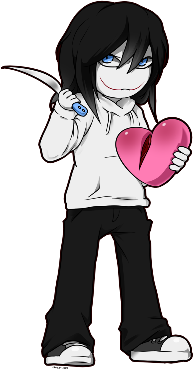 Collection Of Free Valentines Drawing Emo Download - Jeff The Killer Valentine's Day (640x1247), Png Download