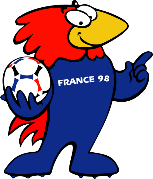 1998 World Cup Mascot - France 1998 Mascot (498x583), Png Download