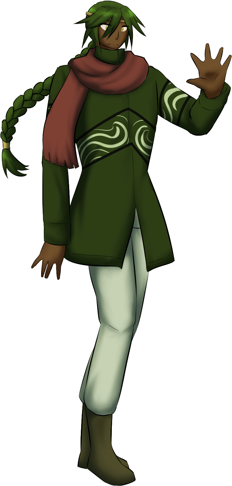 Ara, God Of The Wind - Cartoon (1200x1700), Png Download