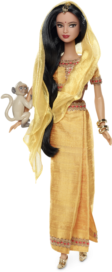 Dolls Collection Images India Barbie® Doll 2012 Hd - Barbie India (640x950), Png Download