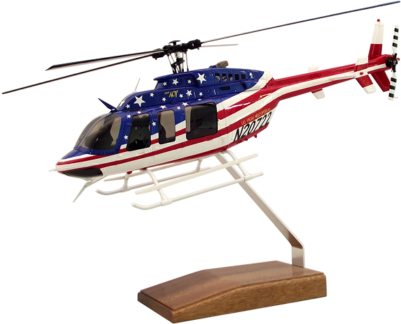 Bell - Bell 407 Scale Model (600x495), Png Download