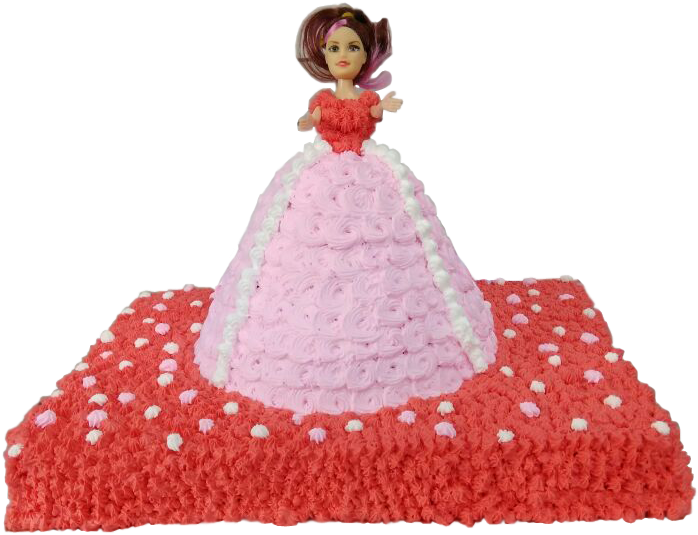 Barbie Doll Cake - Barbie (781x555), Png Download
