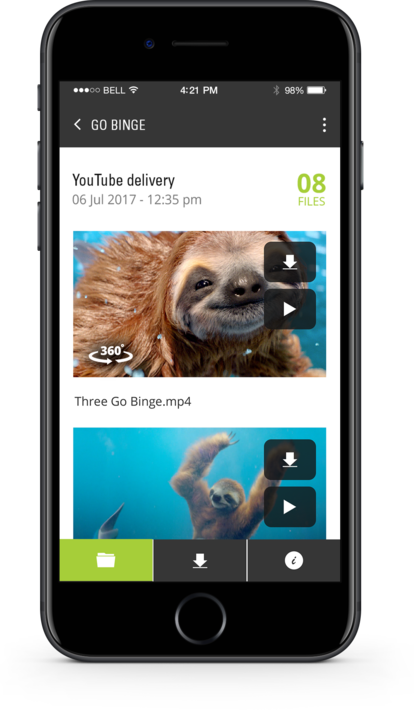 Download Or Stream Your Assets To View On The Go - Jpeg (414x710), Png Download