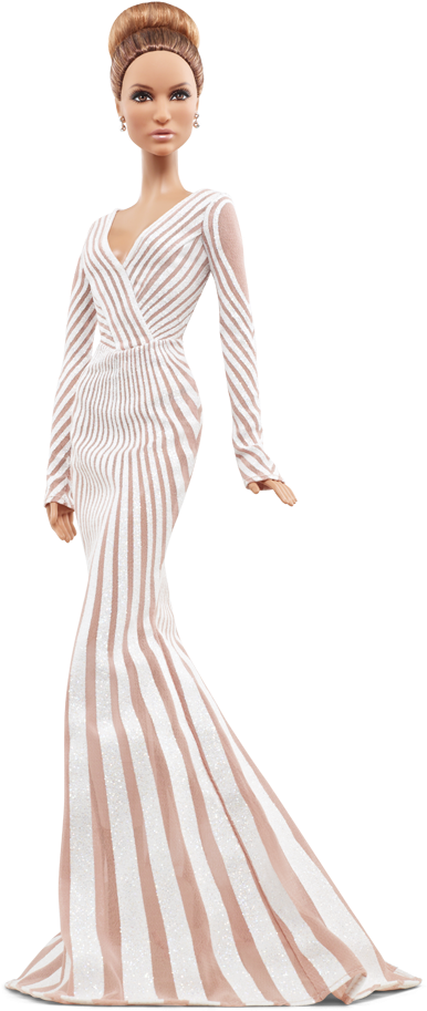 Barbie, Jennifer Lopez, And Jlo Image - Barbie Collector Jennifer Lopez Red Carpet Doll (500x742), Png Download