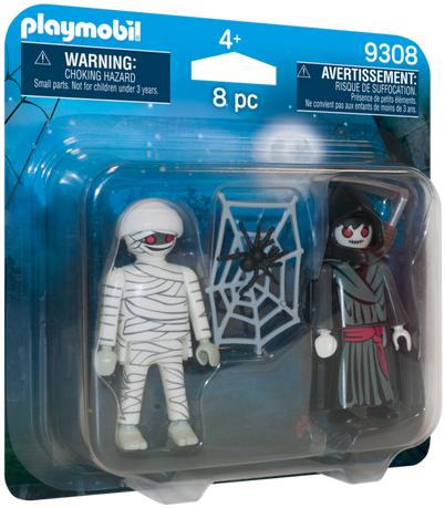 Mummy & Grim Reaper Duo Pack - Playmobil 9308 (700x490), Png Download