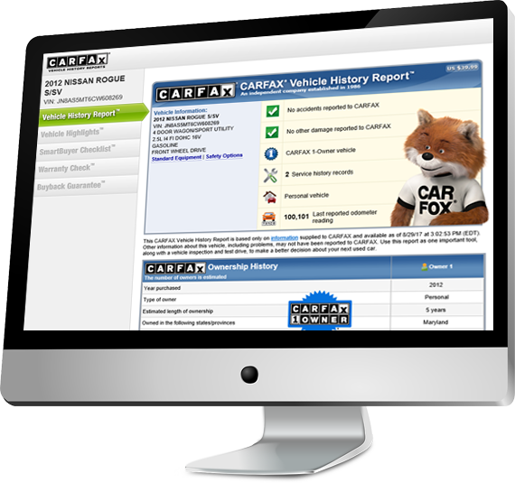We Can Also Display Different Carfax Logos On Each - Carfax (570x535), Png Download