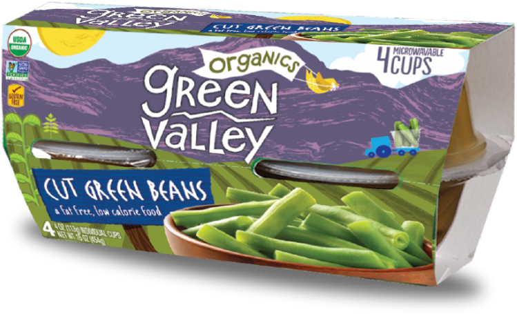 Green Valley Organics Dark Red Kidney Beans 15.5 Oz. (880x1100), Png Download