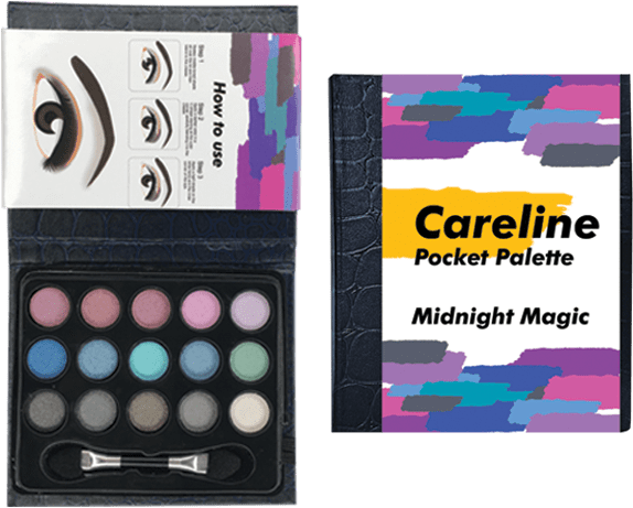 Pocket Palette Eyeshadow - Careline Eyeshadow Palette Ph (600x600), Png Download