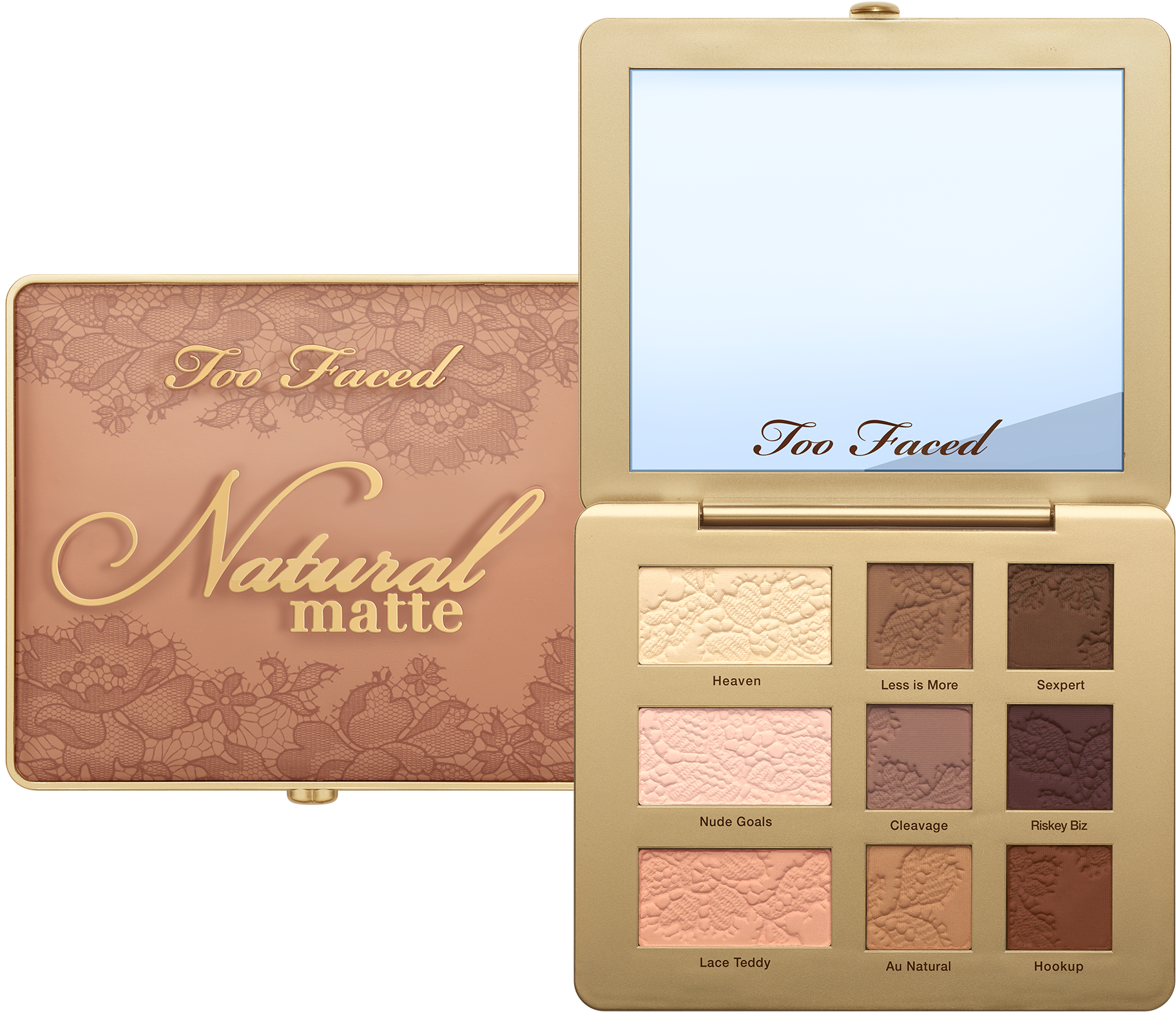 Neutral Eyeshadow Natural Eyes Shadow Palette Too Faced - New Too Faced Natural Matte Palette (2000x1569), Png Download