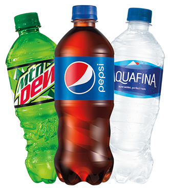 20 Ounce Pepsi Bottle - Mountain Dew White Out 12 Fl. Oz. Plastic Bottle (359x400), Png Download