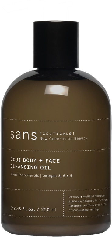 Goji Body Face Cleansing Oil - Sans Ceuticals - Baobab Regenerative Body Cream (768x1024), Png Download