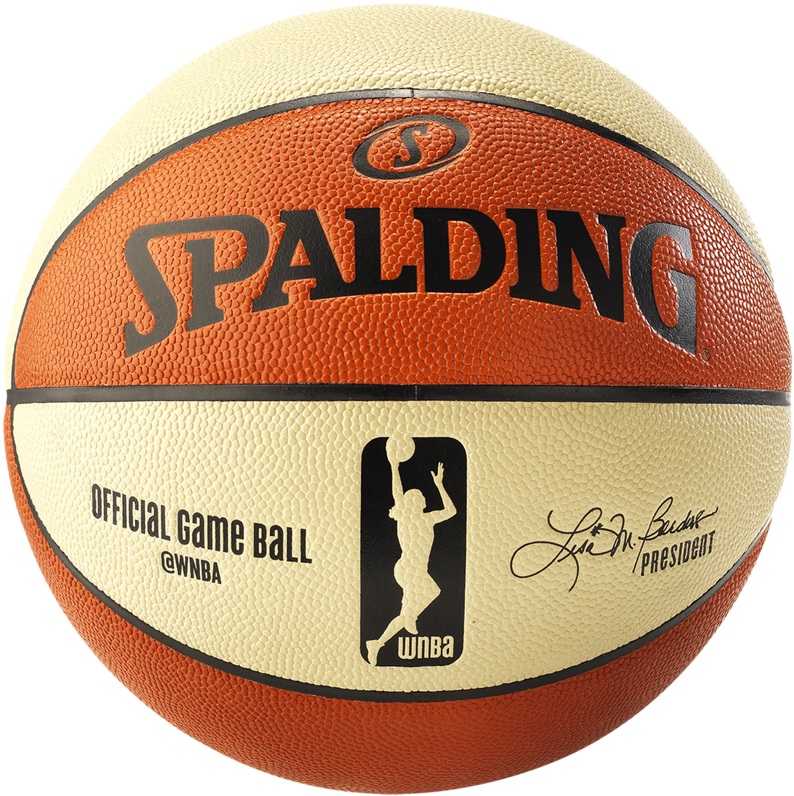 Spalding Wnba Official Composite Basketball - Spalding Wnba Official Game Basketball (1210x1500), Png Download