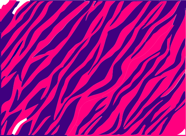Pink Zebra Print Background (600x439), Png Download