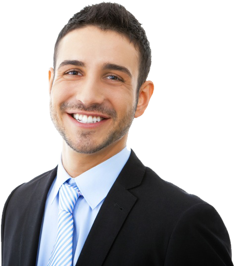 Smiling Businessman Trans - Businessperson (849x565), Png Download