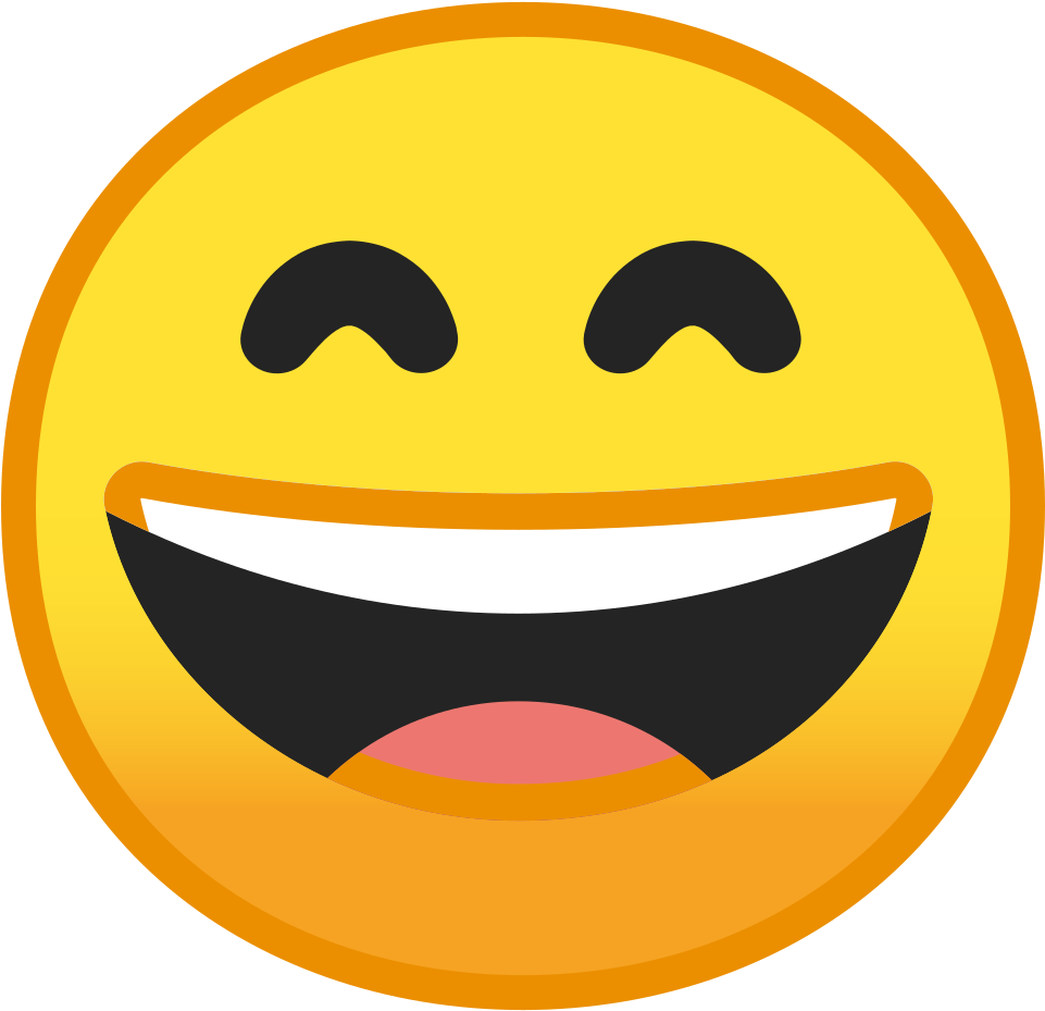 Download Svg Download Png - Grinning Face With Smiling Eyes (1024x1024), Png Download