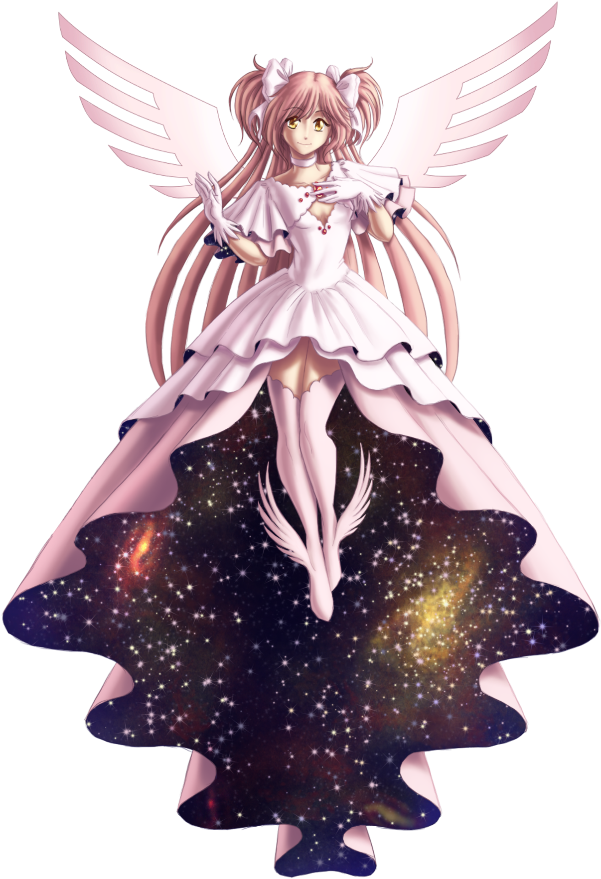 Anime Transparent Goddess - Goddess Madoka Png (1280x1832), Png Download