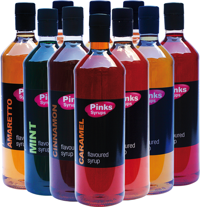 Hazlenut Flavouring Syrup 1 Litre - Pinks Syrups (1027x829), Png Download