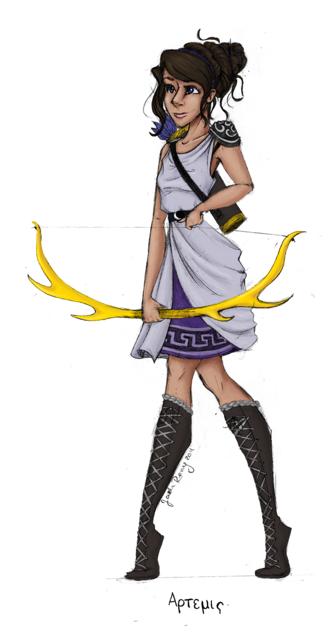 Greek Goddess - Greek Gods Roman Forms (900x1350), Png Download