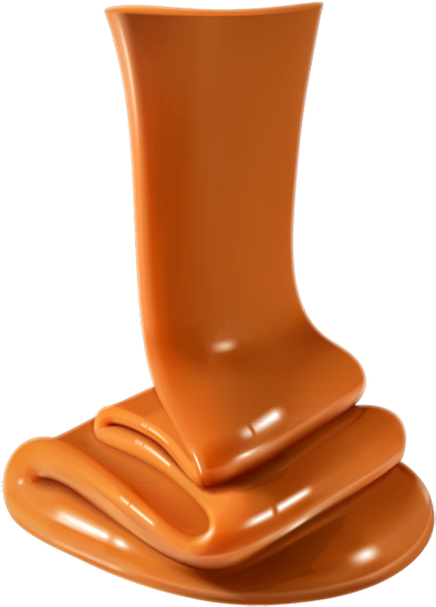 Tubes Chocolats / Bonbons / Gâteaux - Caramel Dripping Png (425x570), Png Download