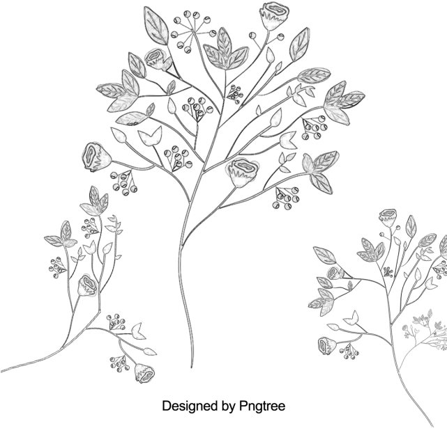 Cartoon Hand-painted Abstract Flowers, Cartoon, Hand - Painting (640x640), Png Download