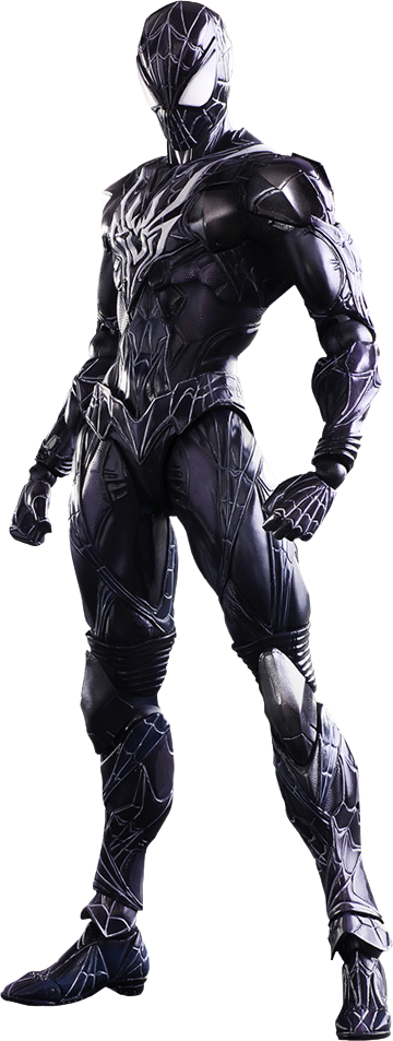 Black - Marvel's Spider Man Black Suit (360x953), Png Download
