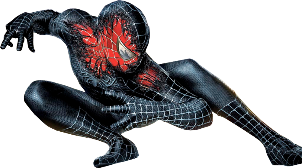 Share This Image - Spiderman Black Png (1000x559), Png Download