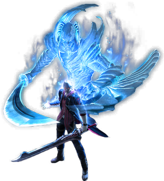 Devil May Cry Png Hd - Nero Devil May Cry Artbook (542x600), Png Download