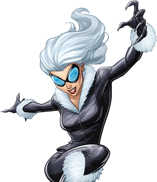 Black Cat - Marvel Hq Black Cat (600x600), Png Download