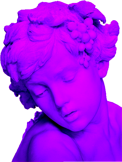 Ftestickers Overlay Tumblr Aesthetic Vaporwave Xsticker - Aesthetic Statue Png (426x640), Png Download