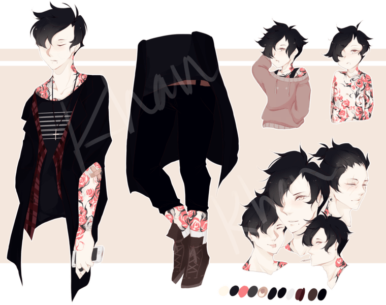 Clip Free Library Boy Tumblr Path Decorations - Aesthetic Tumblr Anime Boy (760x600), Png Download